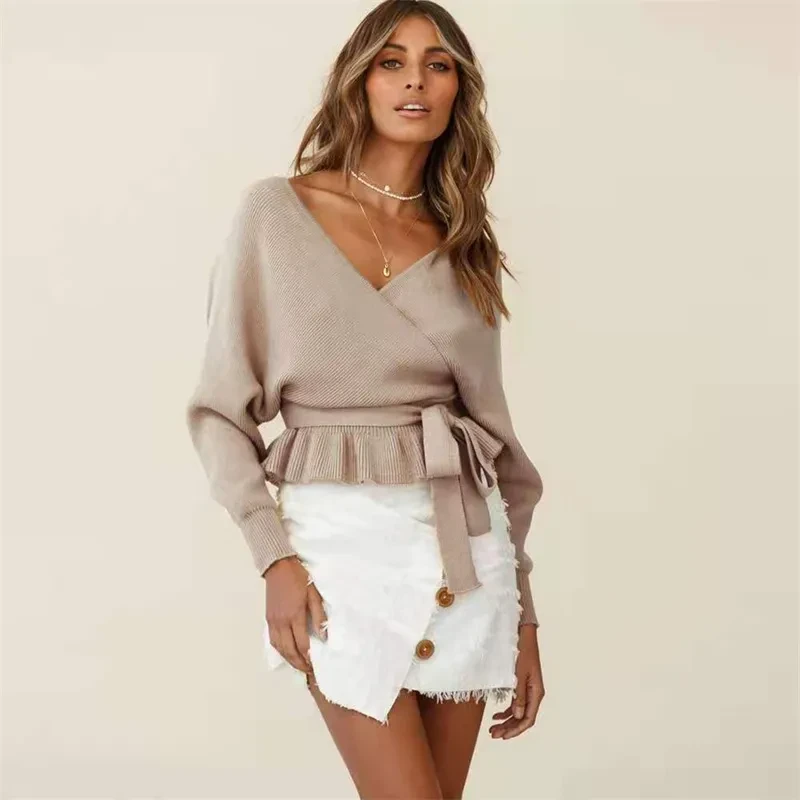 Wrap Front Sweater