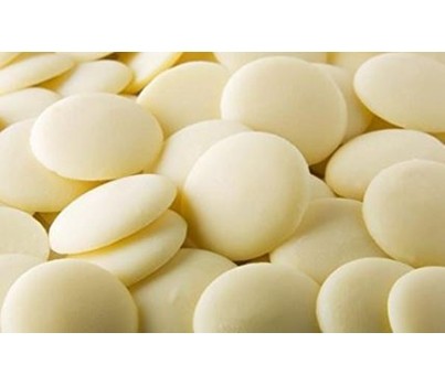 CHOCOLATE BUTTON WHITE COMPOUND 10KG (COCO FARM CFWCOBUT10)