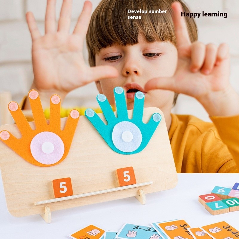 Addition And Subtraction Finger Math Cognitive Puzzle Arithmetic Toys