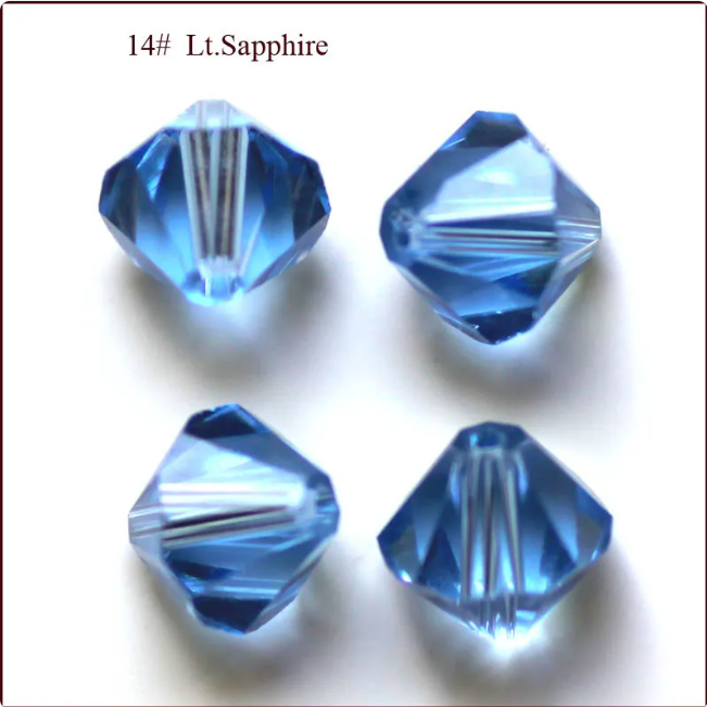 Diamond Shaped Crystal Beads