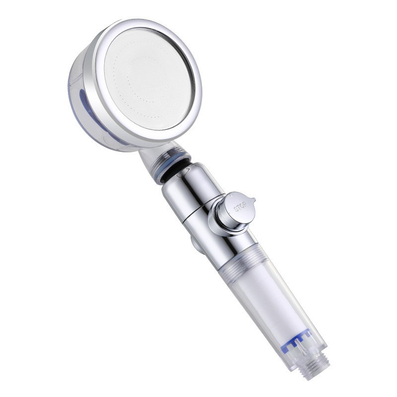 propeller driven shower head