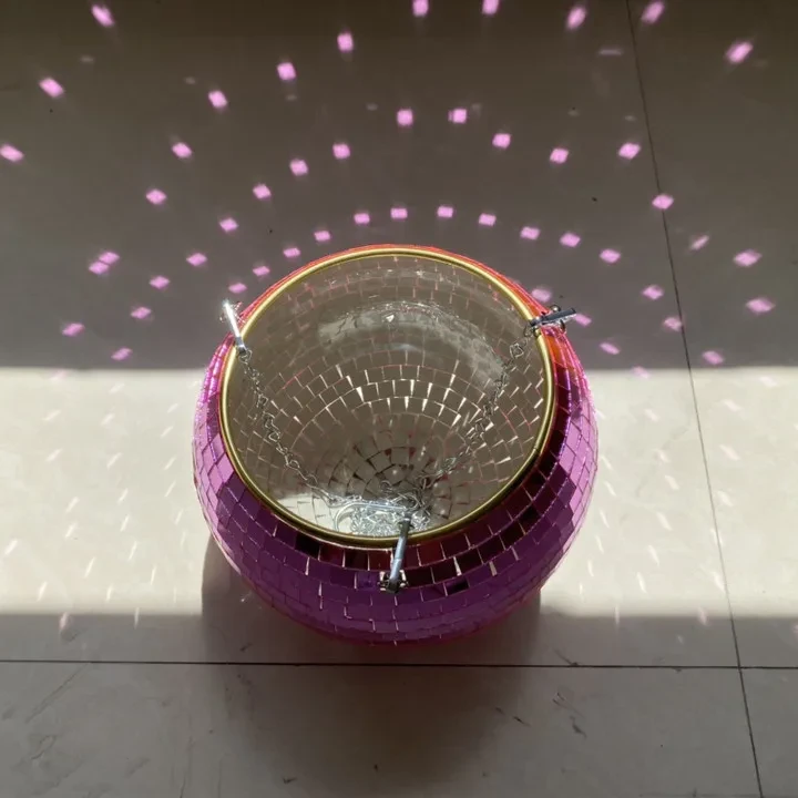 Mirror Flower Pot