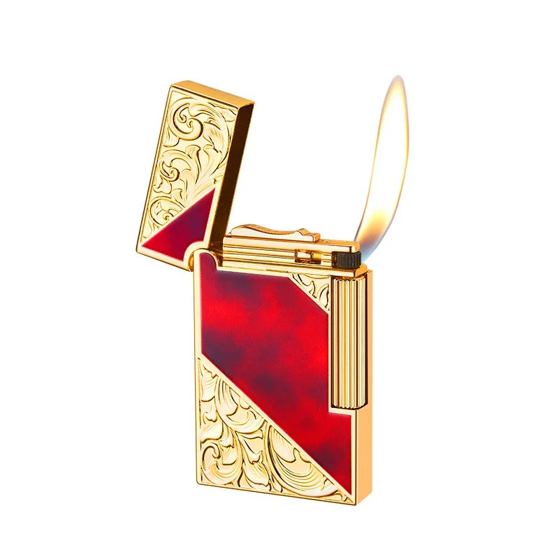 New Metal Retro Side Sliding Wheel Lighter