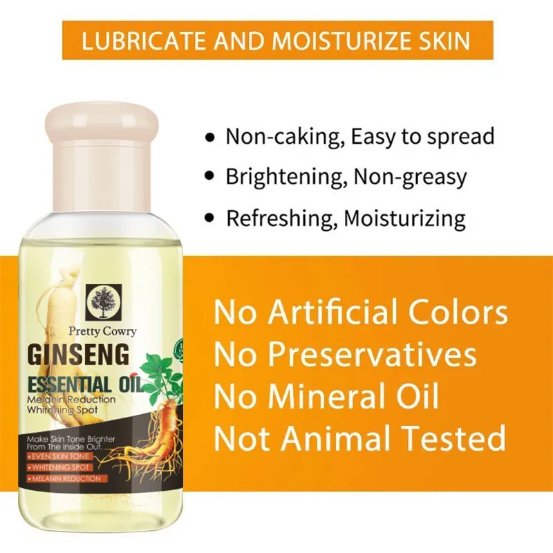 75ml Ginseng Face Oil: Lightweight, Hydrating, and Suitable for All Skin Types