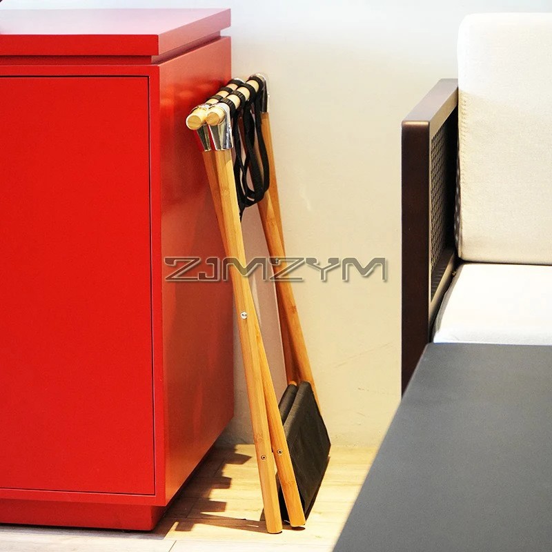 Luggage Rack: Folding Suitcase Stand with Storage Shelf