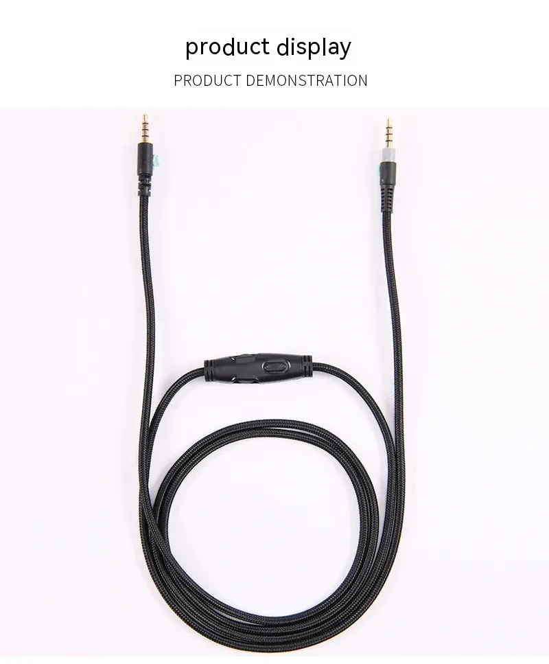 Replacement Headphone Cable with Volume Control