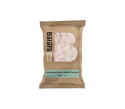 COCONUT DESSICATED FANCY SHRED 1KG (BALARS)