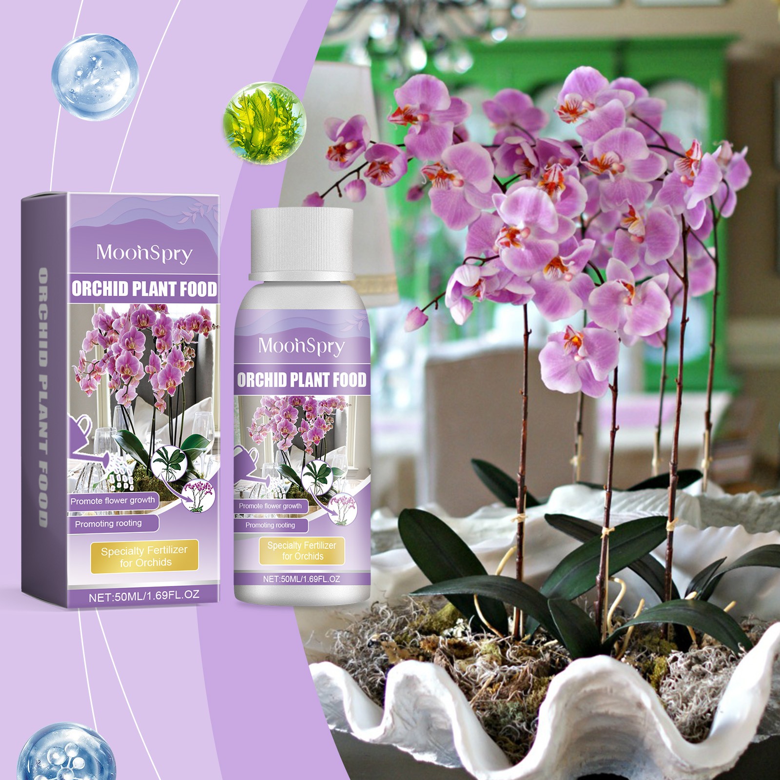 Orchid Plant Growth Stimulator Flower Green Plant Special Nutrient Solution