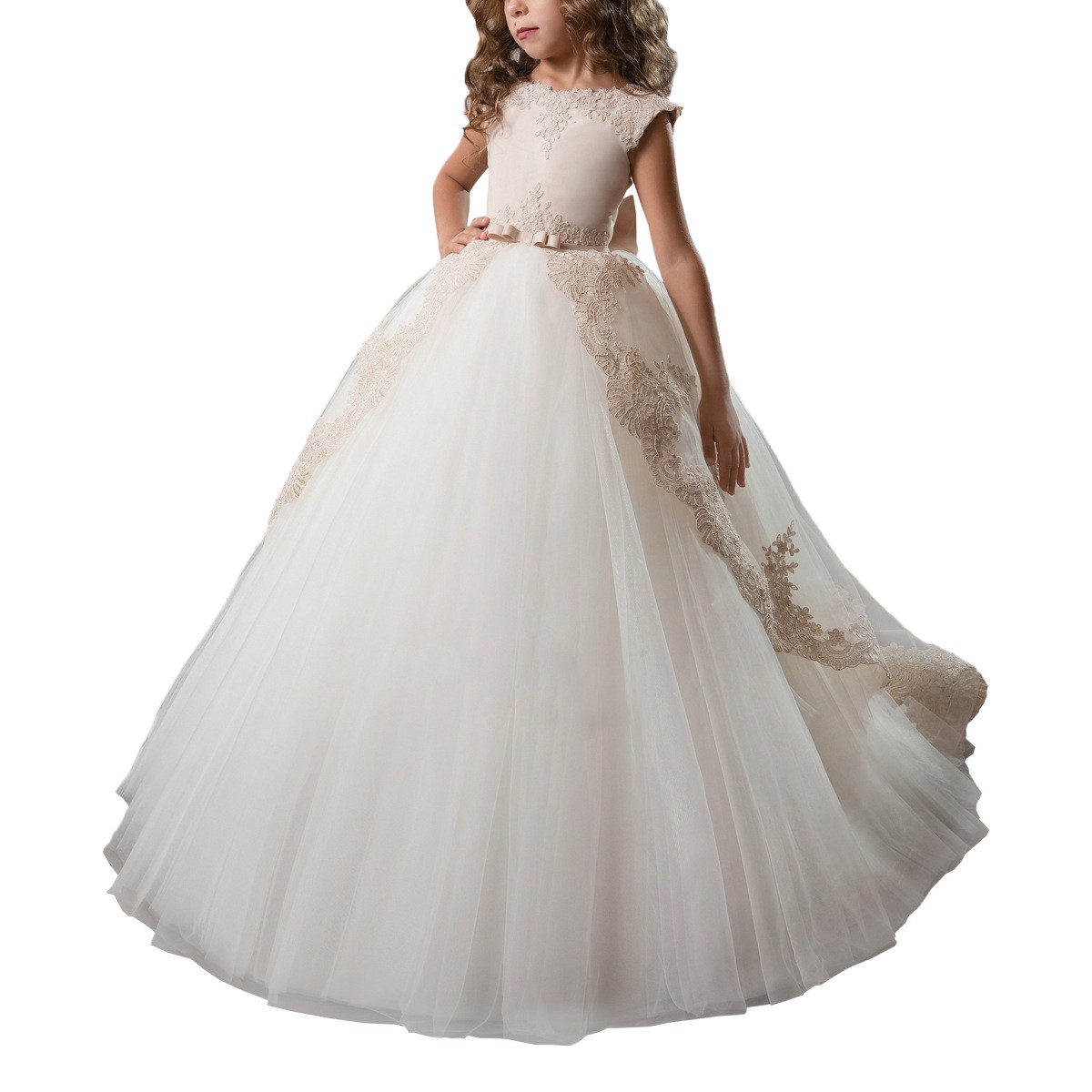 Flower Girl Performance Piano Performance Pettiskirt