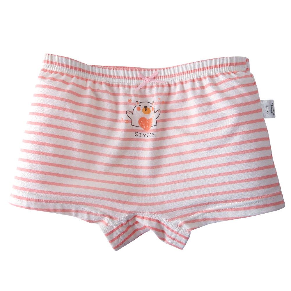 Children's Underwear Women's Pure Cotton Cartoon Boxers
