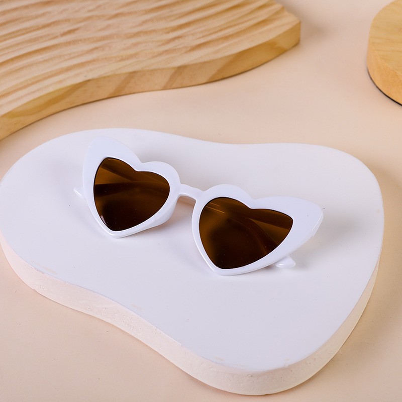 Children's Peach Heart Sunglasses Girls' UV Protection