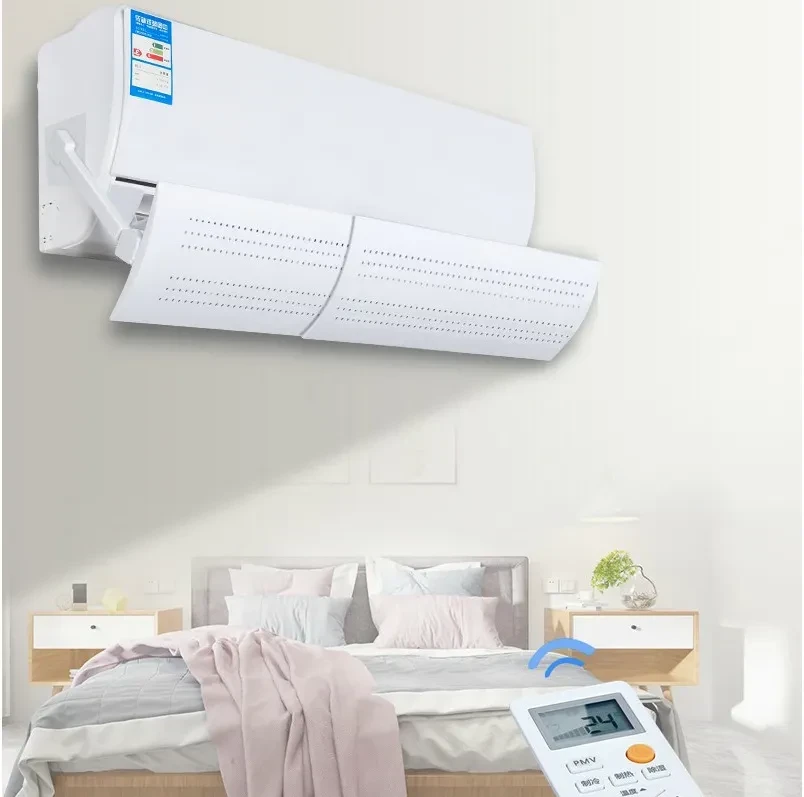 Universal Air Conditioner Wind Deflector  Adjustable Shade