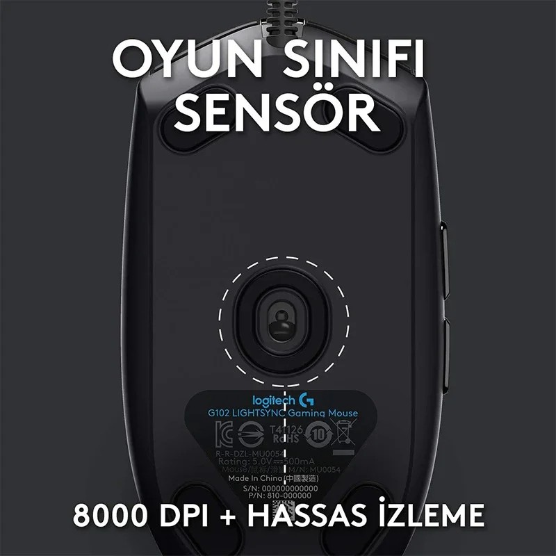 Logitech G102 LIGHTSYNC Gaming Mouse