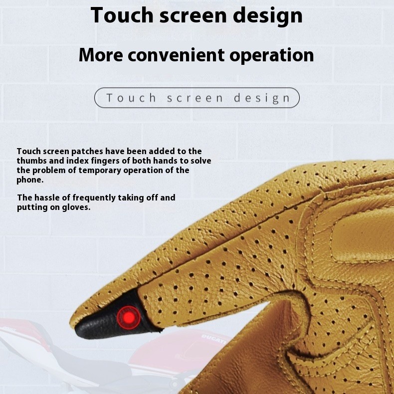 Motorbike Gloves Motorcycle Equipment Warm Breathable Gloves