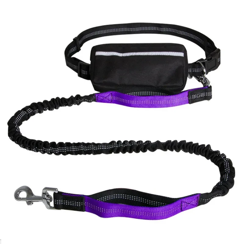 Hands Free Dog Leash with Zipper Pouch