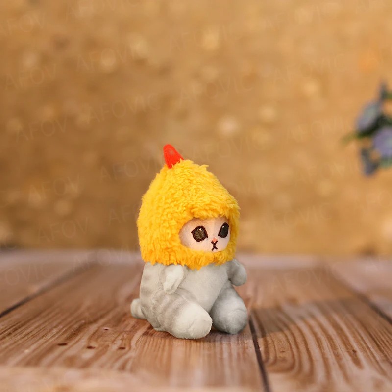 Cute Shark Cat Plush Doll Pendant