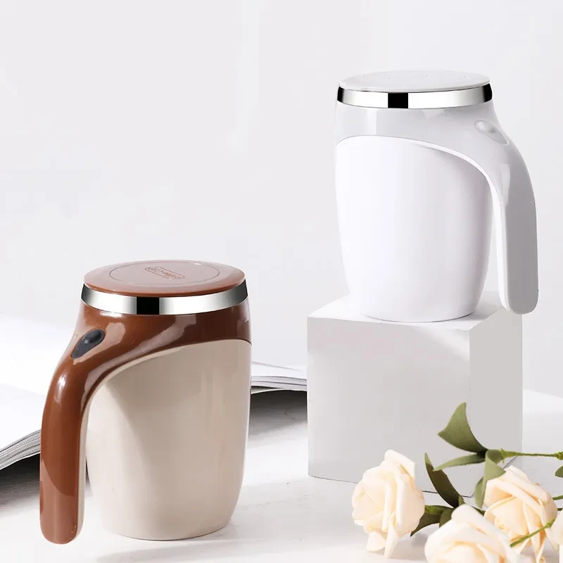Magnetic Automatic Self-Stirring Coffee Mug