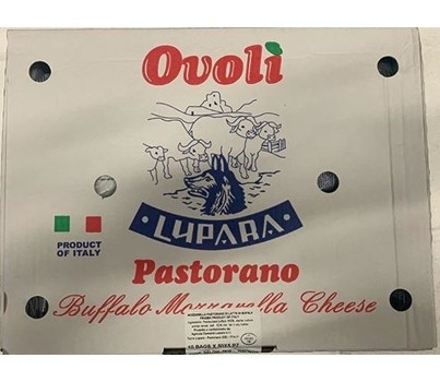 CHEESE MOZZARELLA BUFFALO 250GMx10PKT 2.5KG (LUPARA)[FZN]