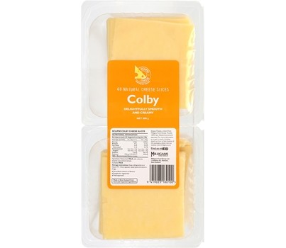 CHEESE SLICES NATURAL COLBY 800GM (ECLIPSE) [CHIL]