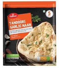 TANDOORI GARLIC NAAN 400GM20s (HALDIRAMS) [FZN]
