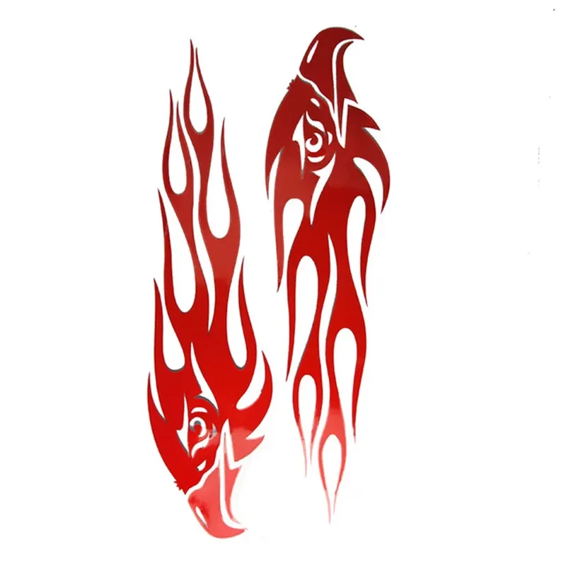 Flame Stickers for Helmets