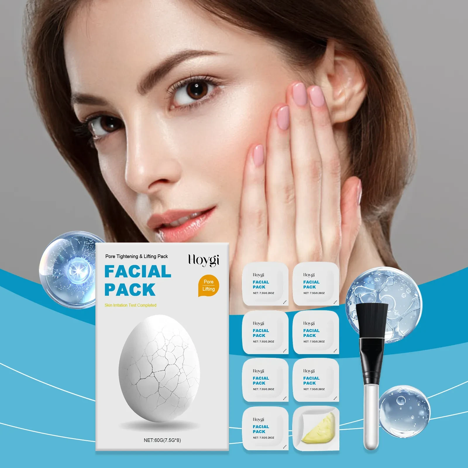 Full Face Care Apply Mask Exfoliating Moisturizing