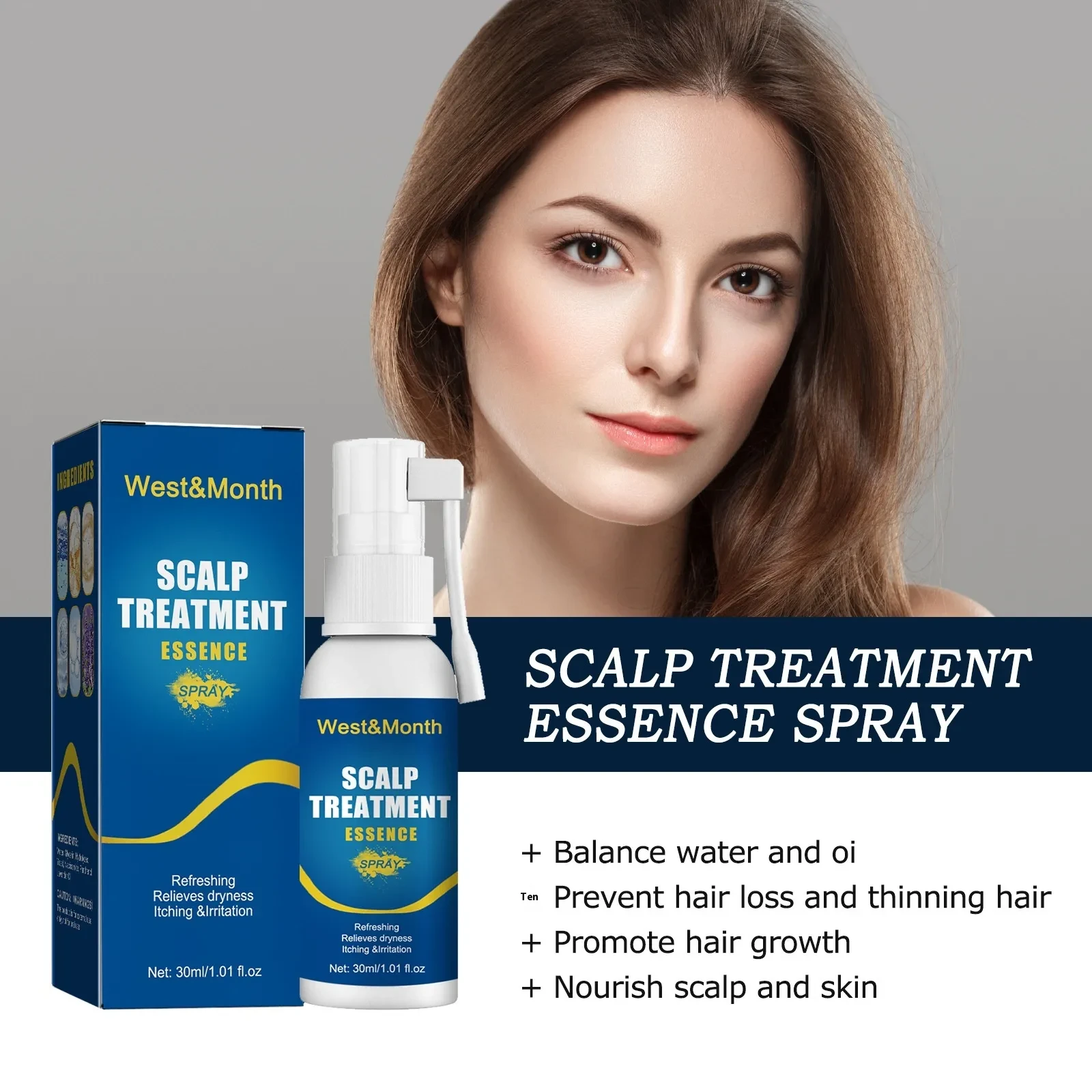 Hair Care Hair Follicle Damage Hair Root Care Spray