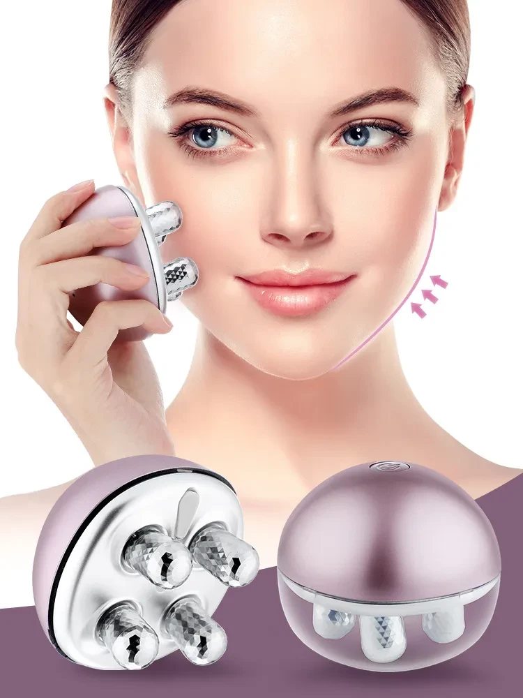 Usb Rechargeable Roller Massage Electric Face-lift