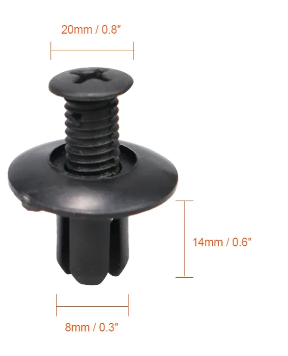 Suitable For Car Buckle, Car Expansion Screw Buckle, Sheet Metal Interior Screw Plastic Buckle, Decorative Plastic Buckle