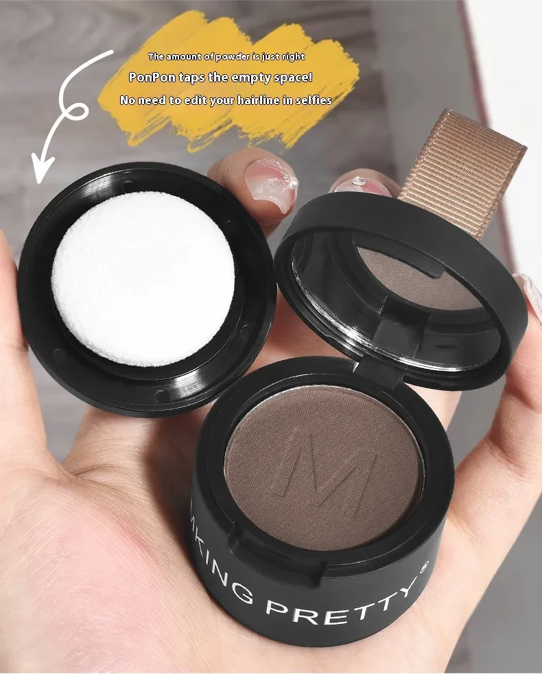 Waterproof And Sweat-proof Filling Hair Replacement Cover Hairline Powder Mud