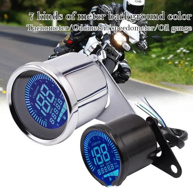 Rotate Speed And Oil Volume Integrated LED Liquid Crystal Display Instrument Assembly