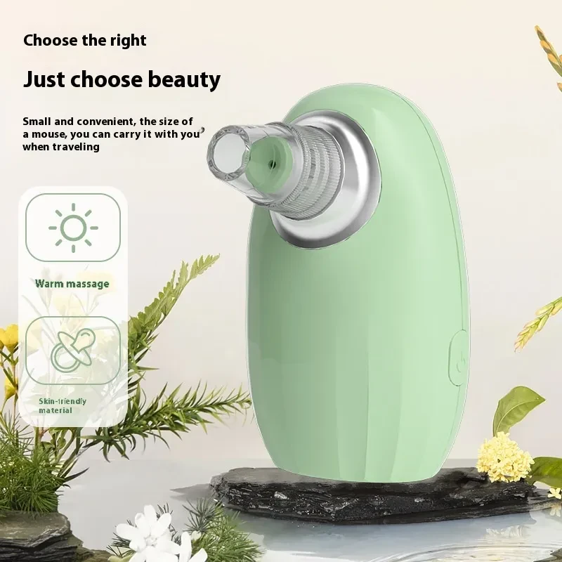 Handheld Household Portable Fat Pier Heating Facial Cleaner