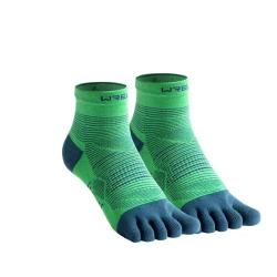 Men's And Women's Professional Sports Toe Socks Green