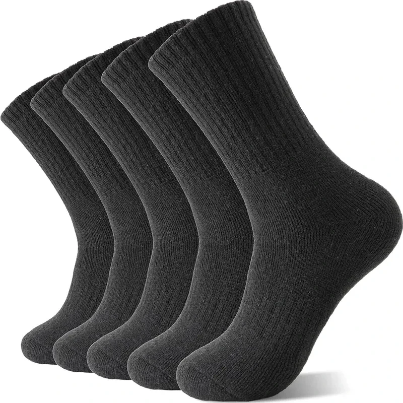 Cold-proof Warm Wool Unisex Thickened Cashmere Tube Socks Set 3