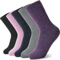 Cold-proof Warm Wool Unisex Thickened Cashmere Tube Socks Set 7