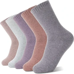 Cold-proof Warm Wool Unisex Thickened Cashmere Tube Socks Set 8