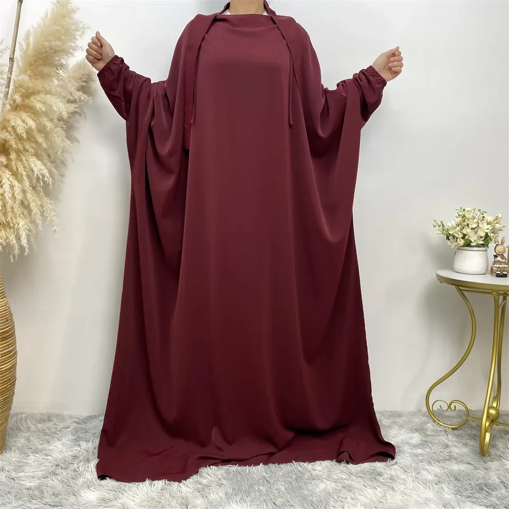 Middle East Dubai Clear Muslim Split Size Dress