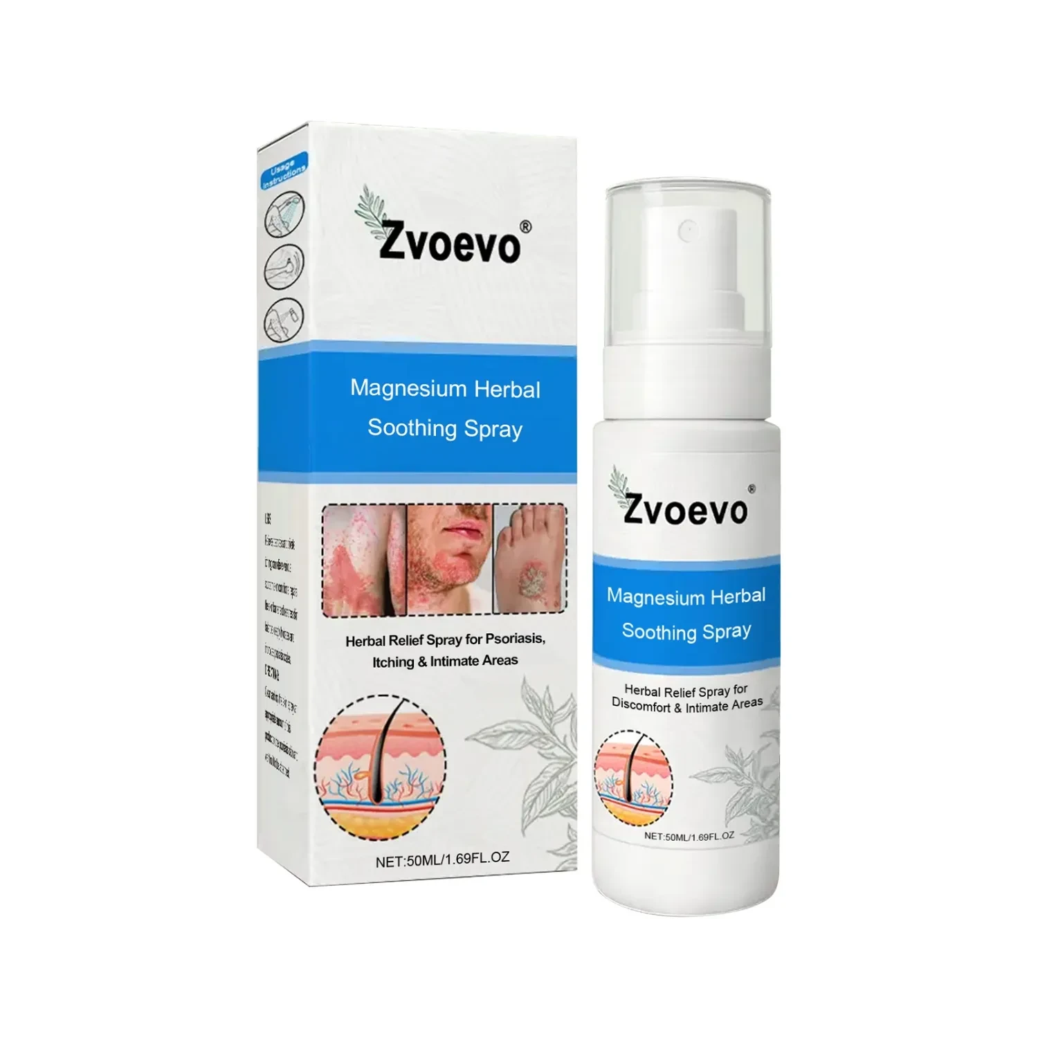 Magnesium Herbal Soothing Spray