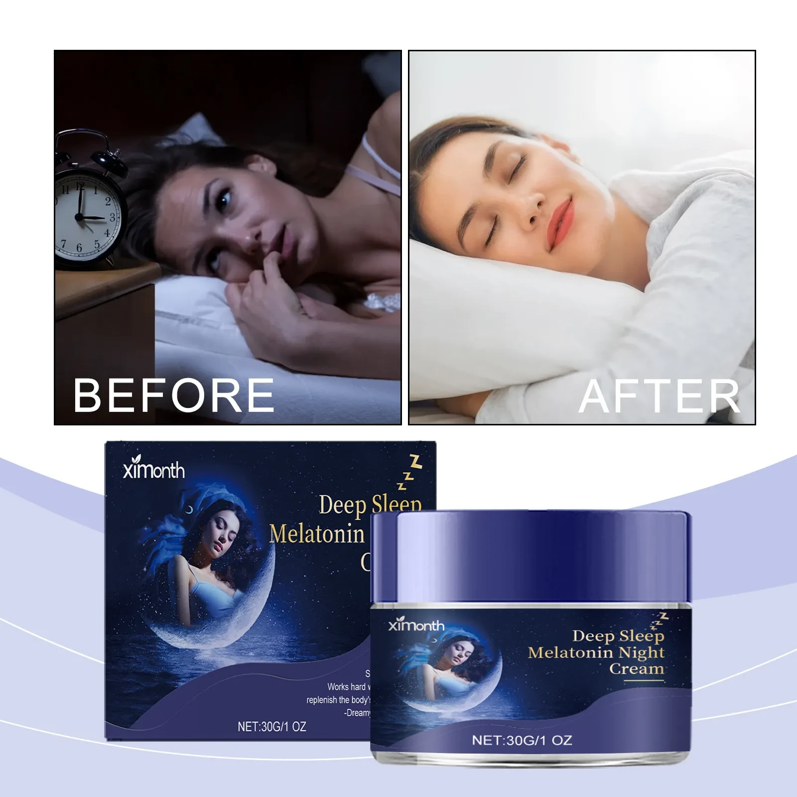 Care At Night To Relieve Sleep Discomfort Night Cream