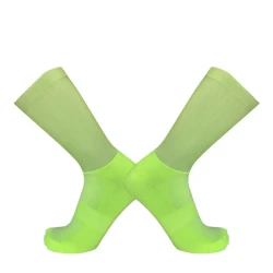 Men's And Women's Non-slip Silicone Cycling Socks Green