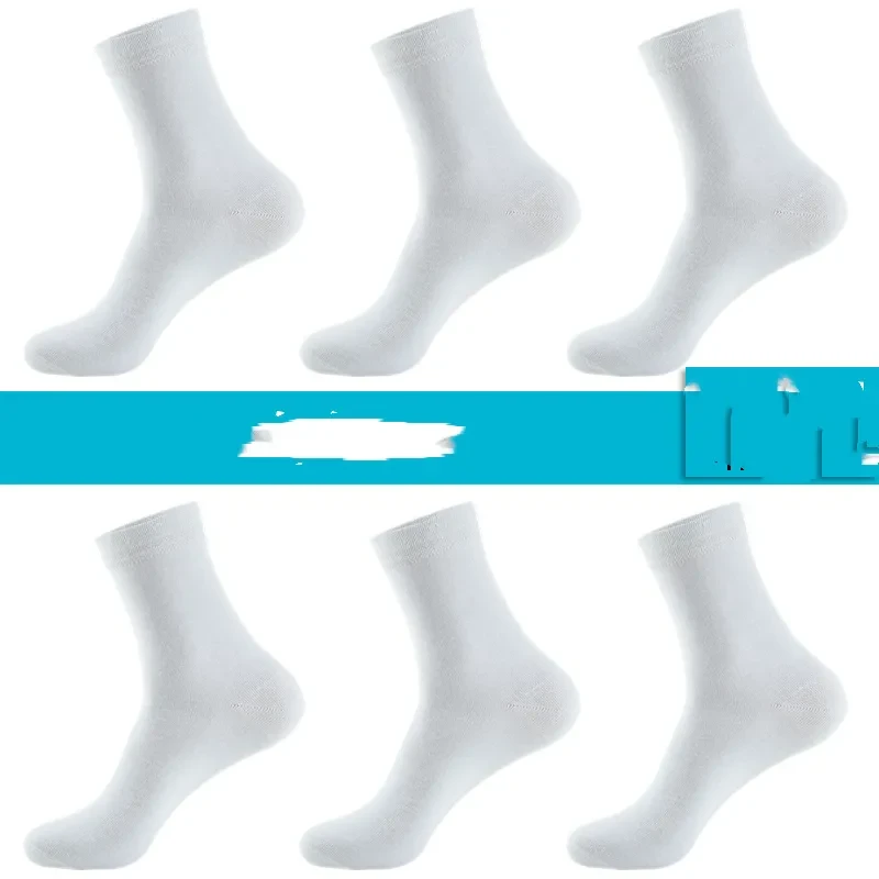 Socks Men'S Plus Size Cotton Deodorant Sweat-Absorbent Langsha Men'S Socks 45 Size Long Tube Summer Business Men'S Large Socks 7 color