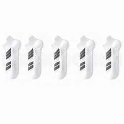 Men's Sports Shock Absorption Anti-skid Anti-sweat Deodorant Socks For Running White