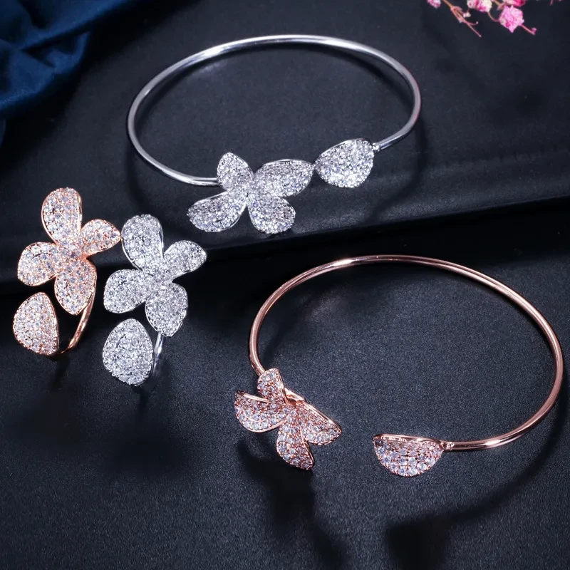 Creative Adjustable Two-piece Bracelet And Ring