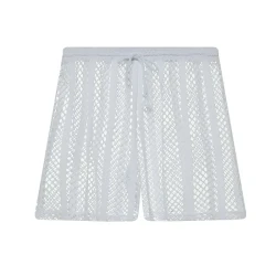 Men's Mesh Casual Breathable Workout Shorts White
