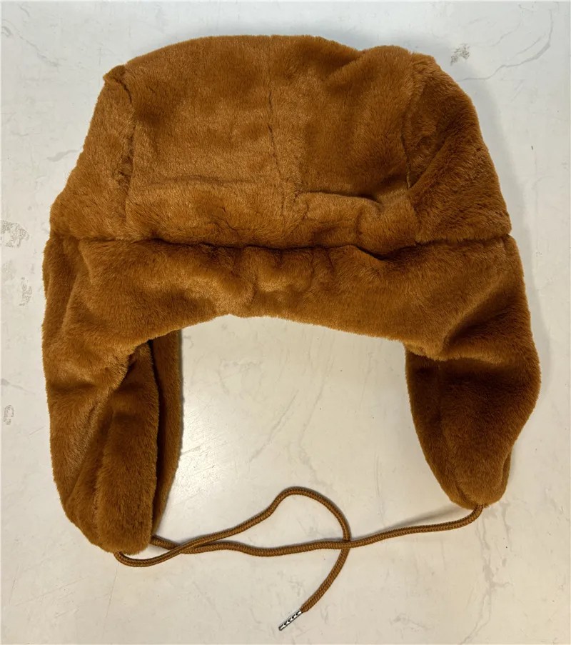 Domo Kun Plush Hat Ushanka  Cute Winter Hat for Men and Women