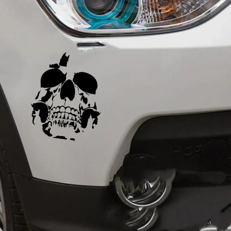 Horror Burst Skull Automobile Sticker Skull Motorcycle Reflective Car Stickers Decals