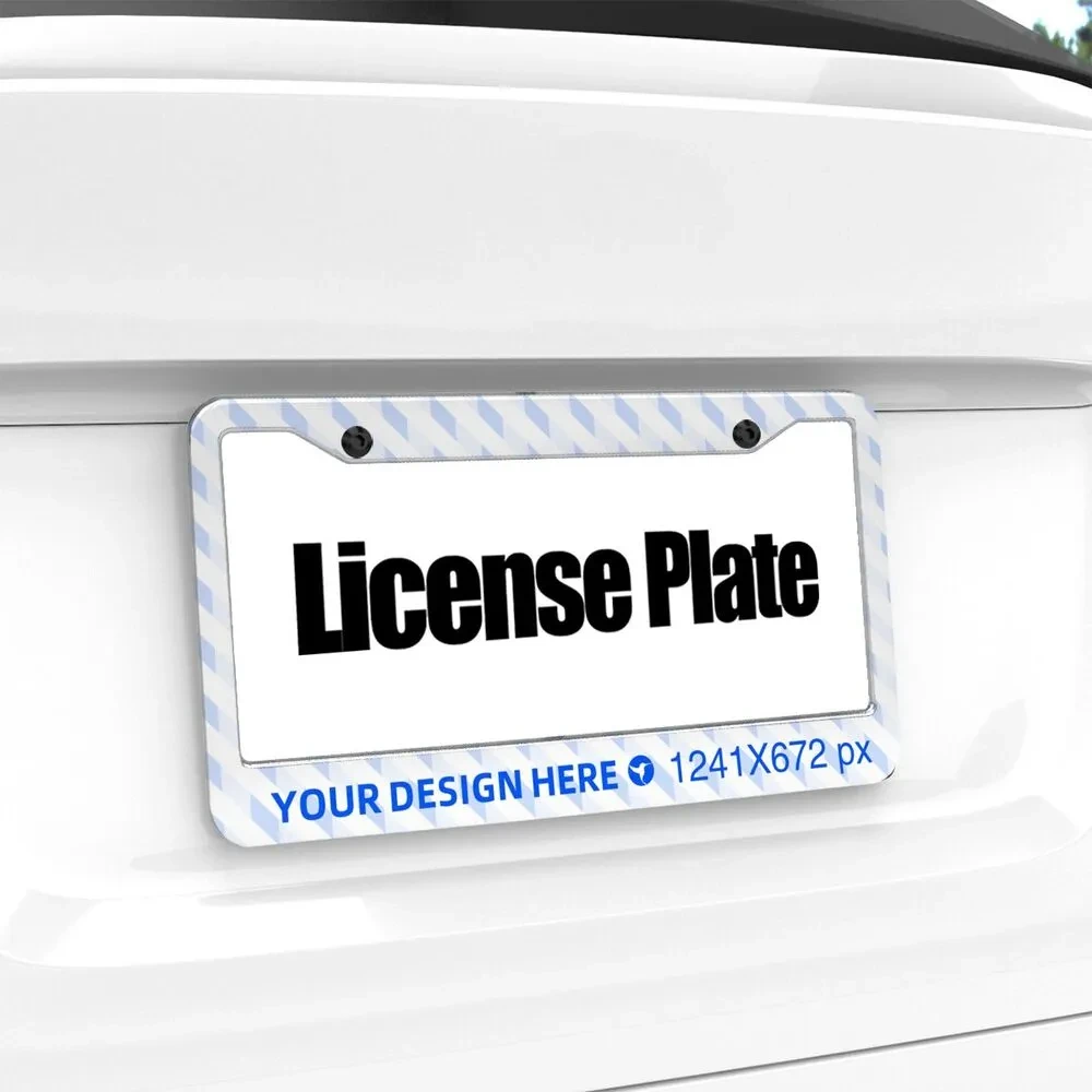 Lightweight And Durable Round Hole Flat Hole License Plate Frame