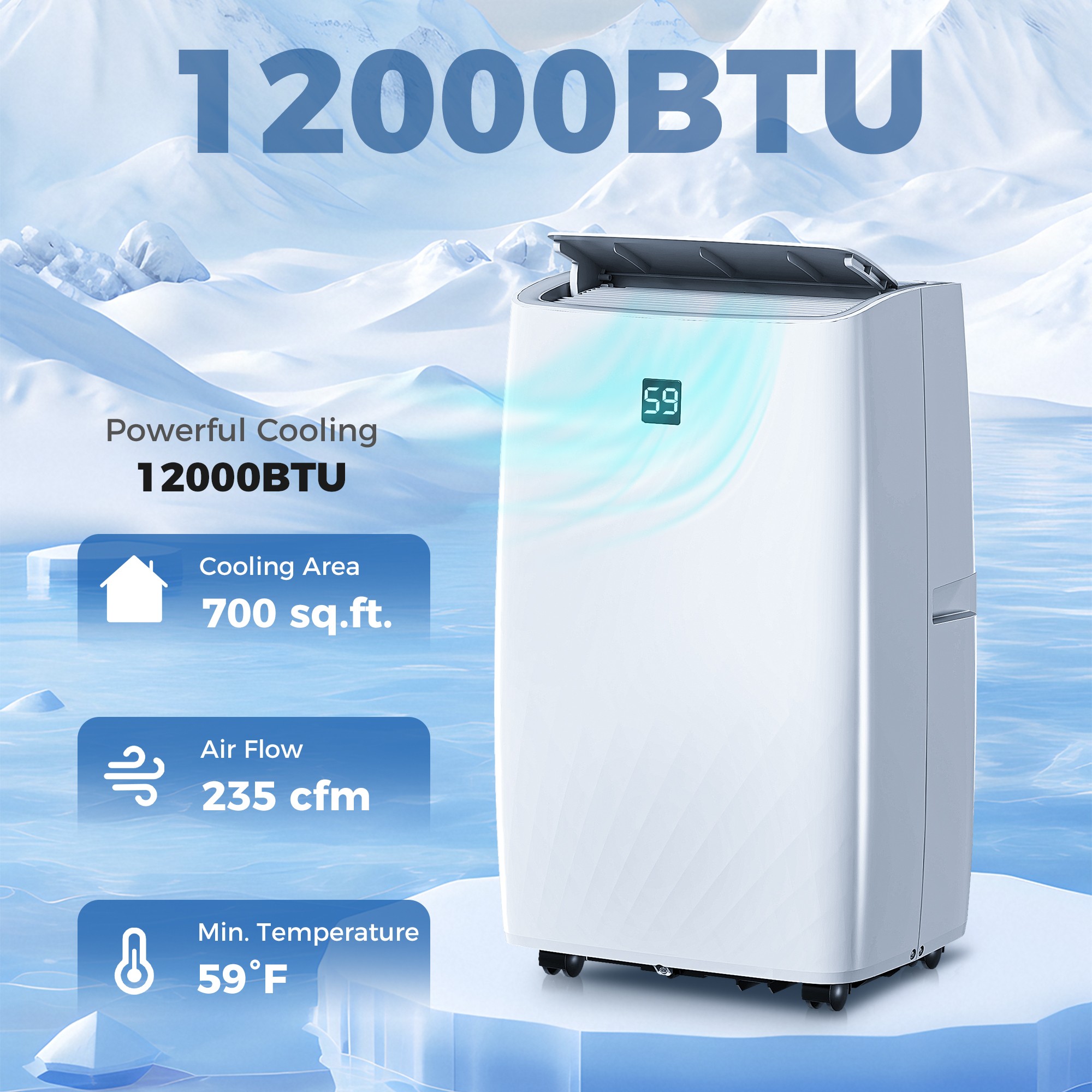 Portable AC Window Kit