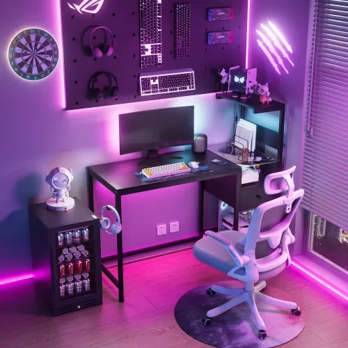 Small Office Desk With Shelves