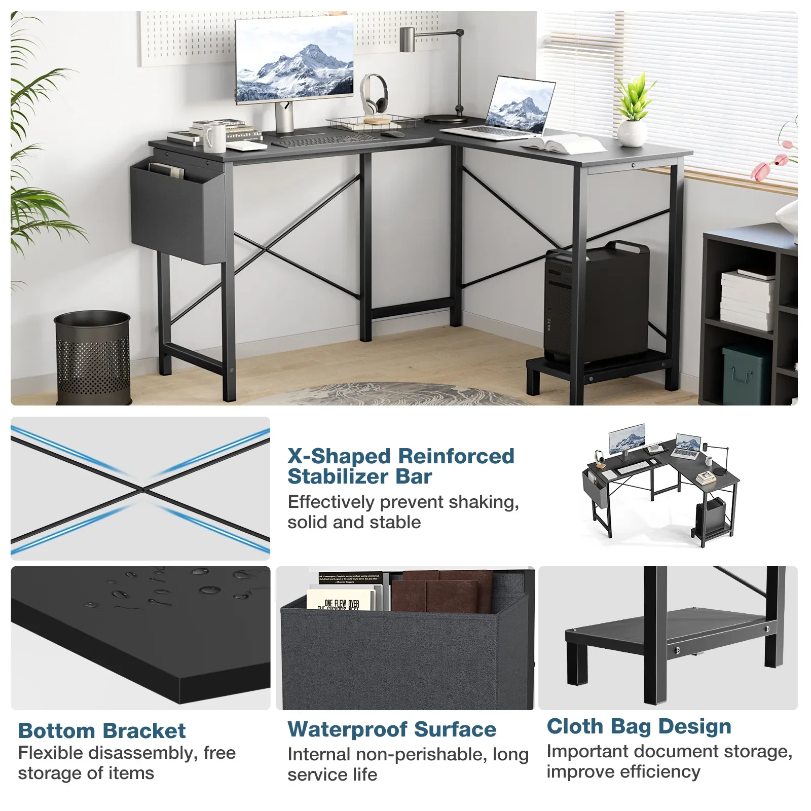 L Shaped Computer Desk